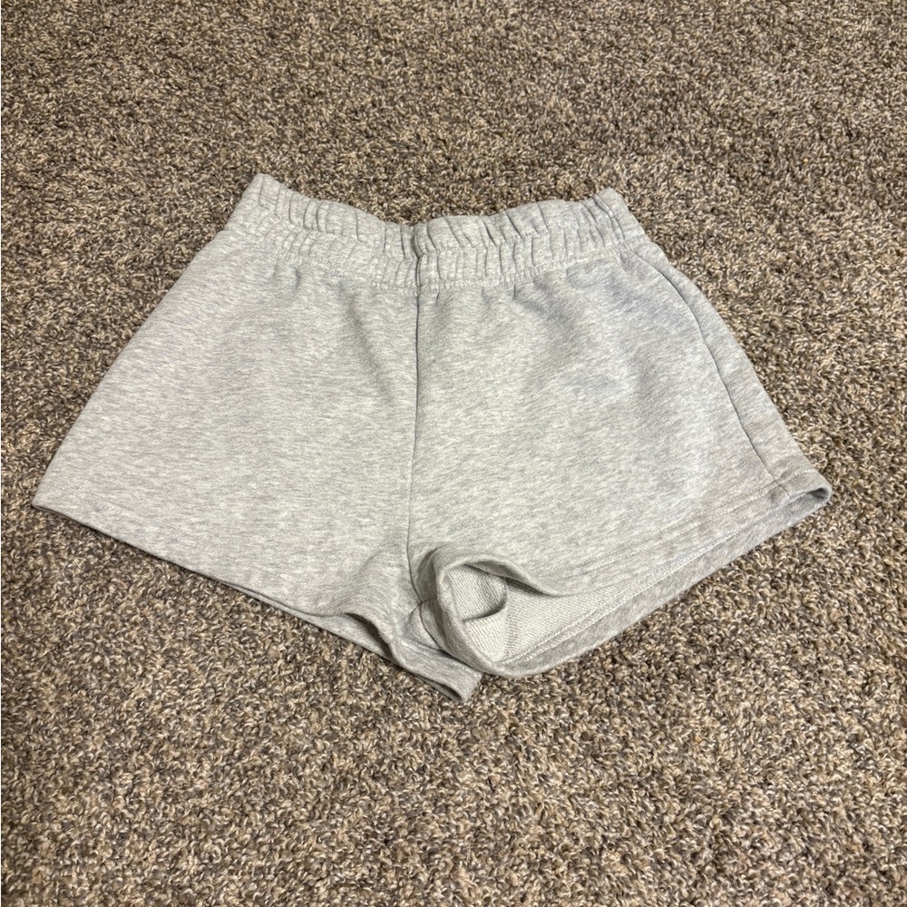 SHEIN Gray Athletic Shorts with Elastic Waistband